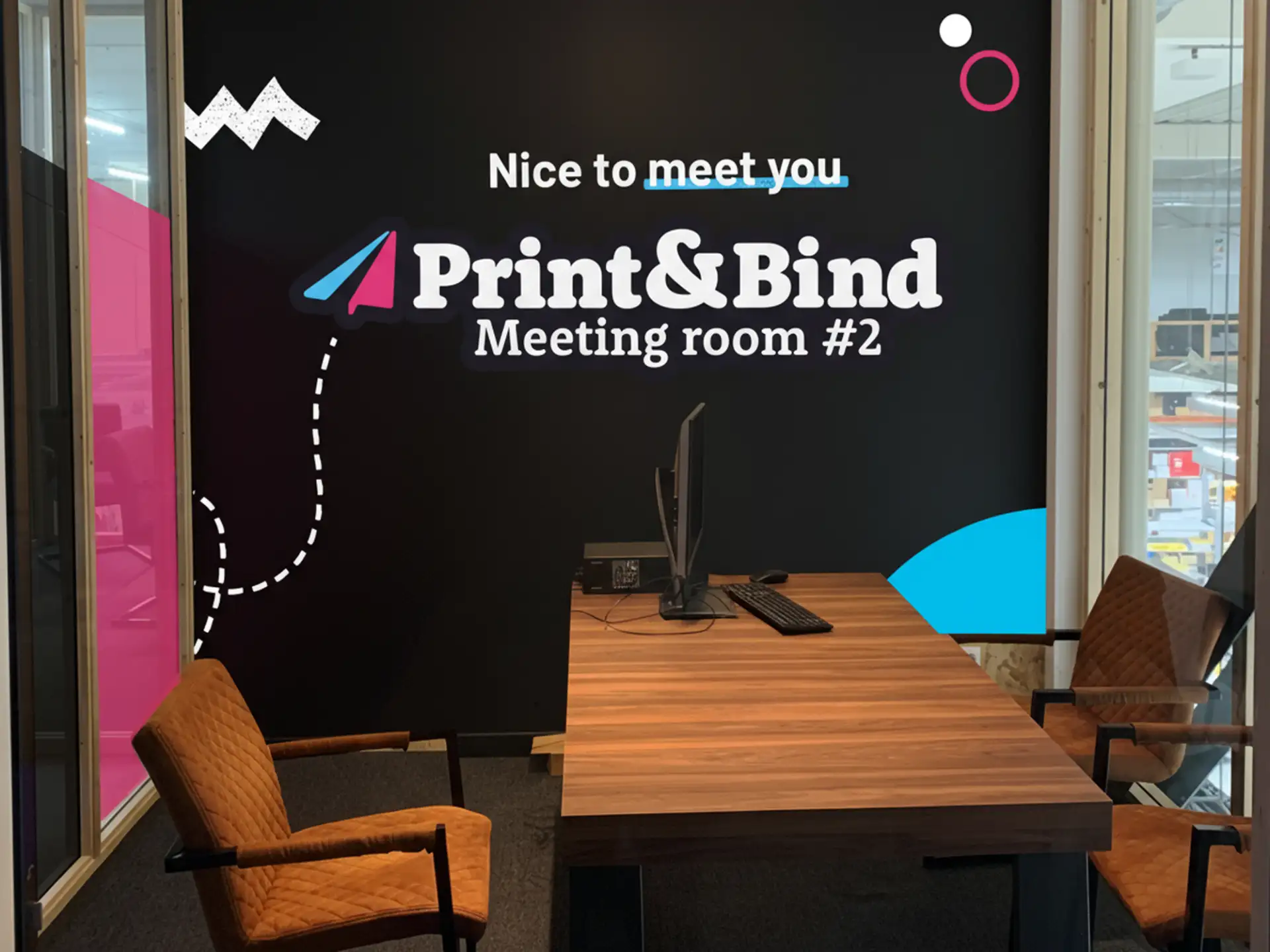Print & Bind · Meeting room