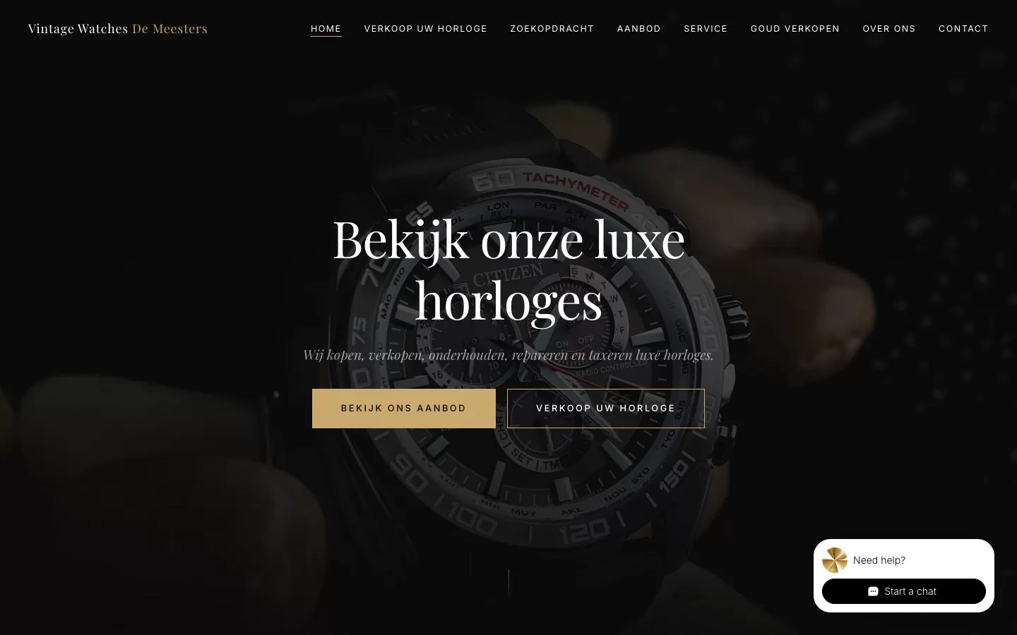 Vintage Watches — werk van SocialNow